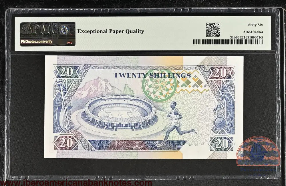 Kenya 20 Shillings 1994 P31b Grade PMG 66 EPQ