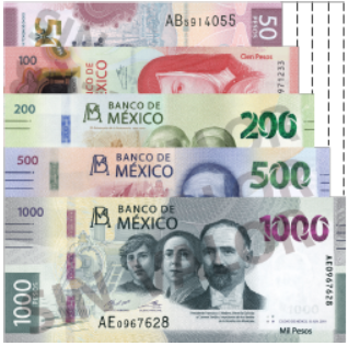 billetes banco de mexico