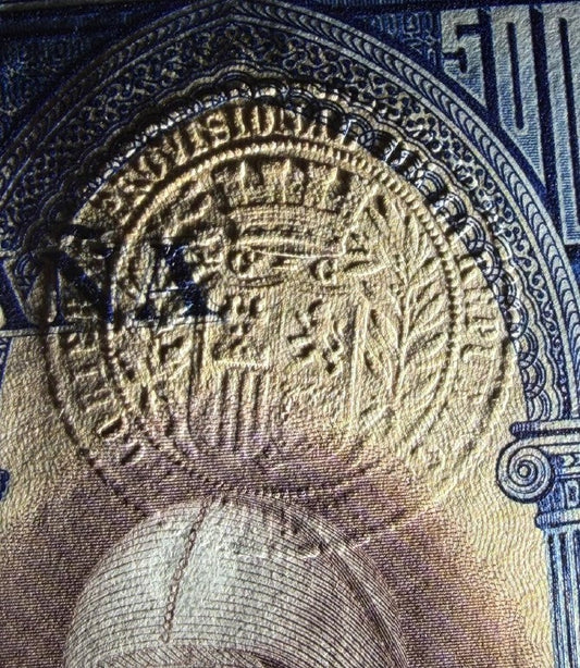 sello seco billetes republica