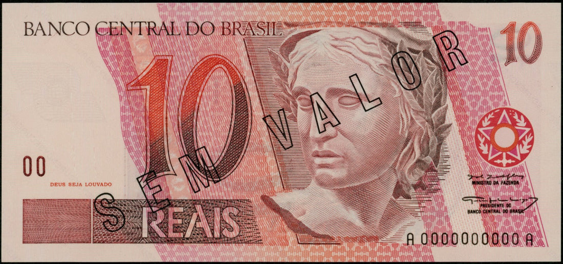 ¡Billete de prueba de polímero recientemente descubierto de Brasil!