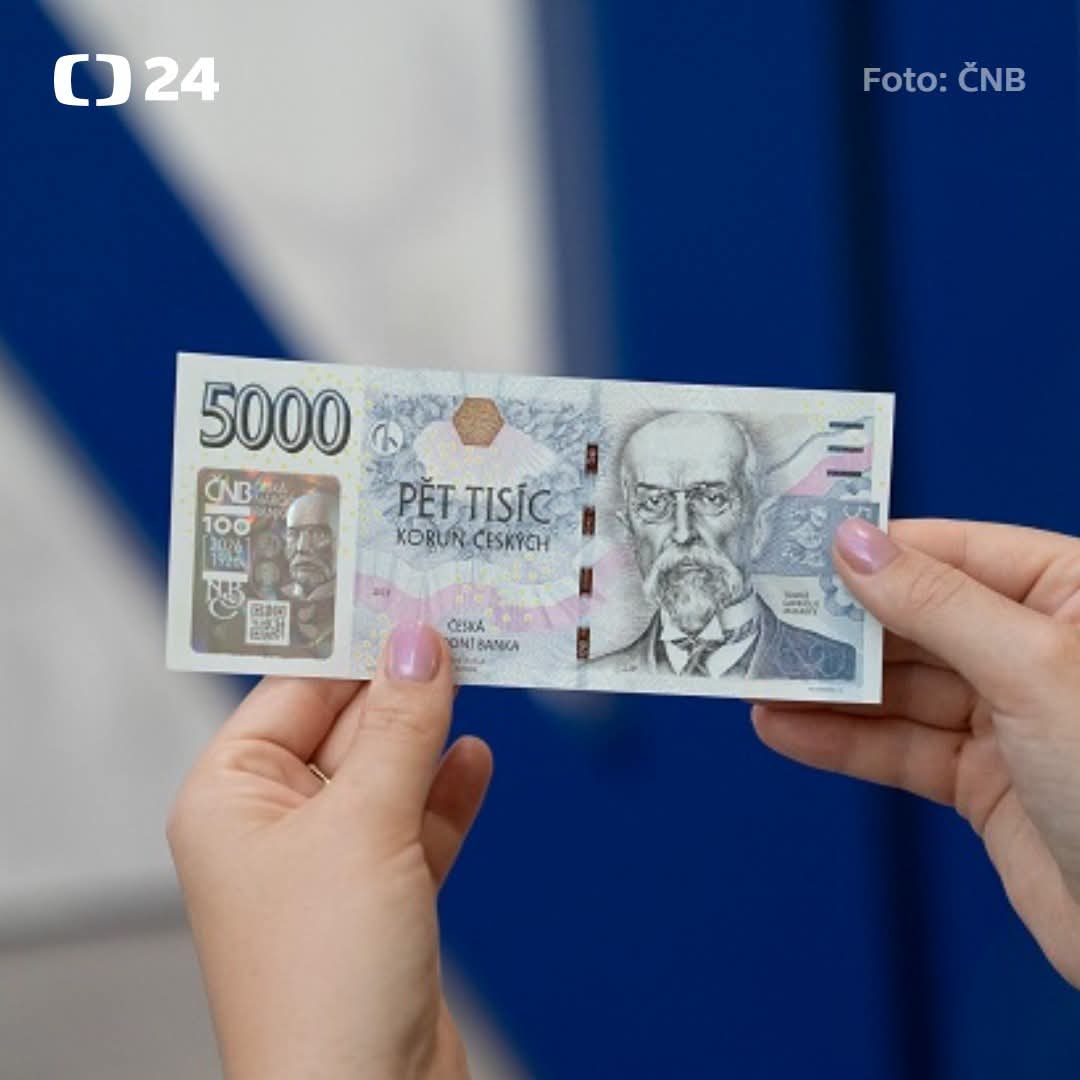 El Billete Conmemorativo de 5.000 Coronas Checas 2026 (Sobreimpresión Holográfica). Iberoamericana Banknotes