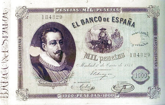 Billete 1000 Pesetas 1878 Pick-19 Banco de España – Compro al Mejor Precio 2025: Tasación Gratis