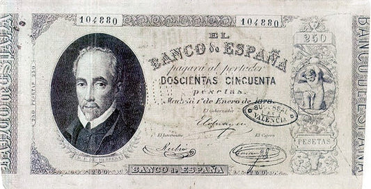 Billete 250 Pesetas 1878 Pick-16 Banco de España – Compro al Mejor Precio 2025: Tasación Gratis