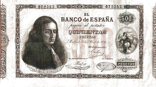 Billete 500 Pesetas 1880 Pick-22 Banco de España – Compro al Mejor Precio 2025: Tasación Gratis
