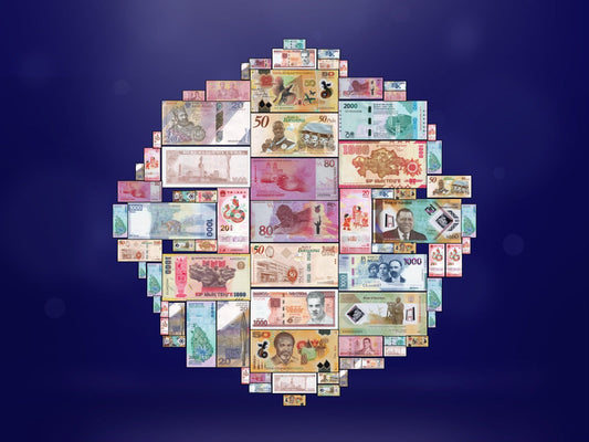 billetes extranjeros conmemorativos