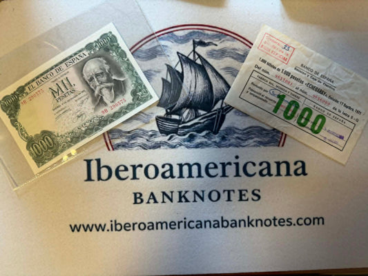 Series Especiales del Banco de España: Billetes de Reposición o Reemplazo.