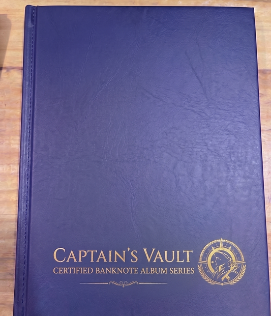 álbum Captain's Vault para billetes graduados PMG