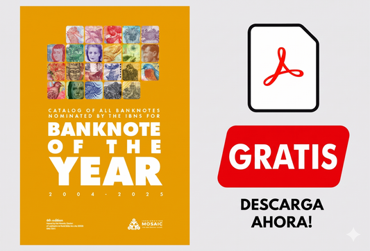 Catálogo Banknote of the Year 2025 IBNS: La Guía Definitiva para Coleccionistas de Billetes (6ª Edición)
