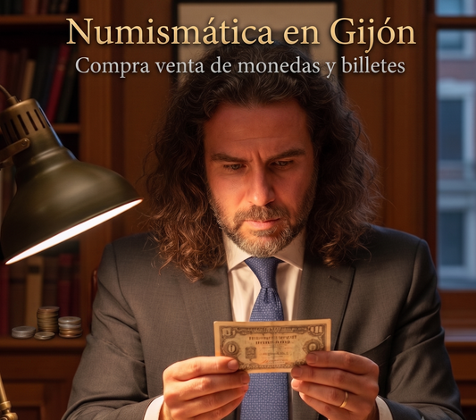 Numismática en Gijón: Compra, Venta y Consignación de Monedas y Billetes Antiguos de Colección