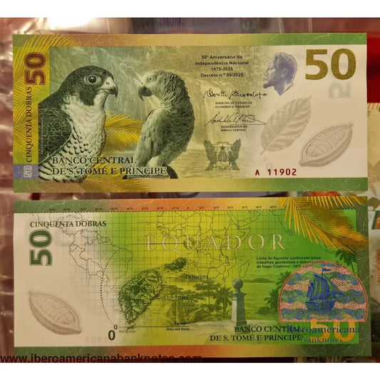 50 dobras Sao Tome 2026 commemorative UNC