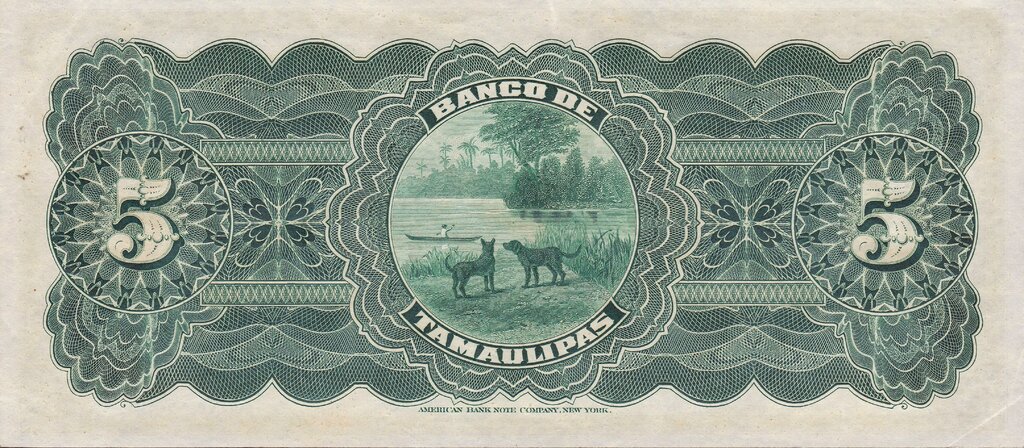 Mexico 5 pesos 1902 Ps429r UNC