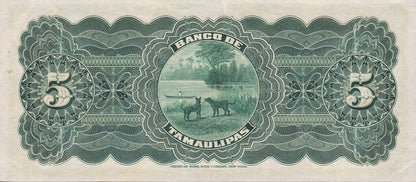 Mexico 5 pesos 1902 Ps429r UNC