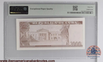 Cuba. Banco Central de Cuba 1000 Pesos 2023 Replacement P 132c* Prefix: JZ-04 Grade 65 EPQ TOP POP