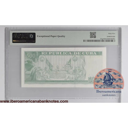 Cuba. Banco Central de Cuba 500 Pesos 2023 Replacement P 131g* Prefix: IZ-05 Grade 65 EPQ