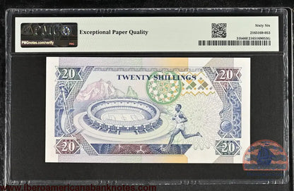 Kenya 20 Shillings 1994 P31b Grade PMG 66 EPQ